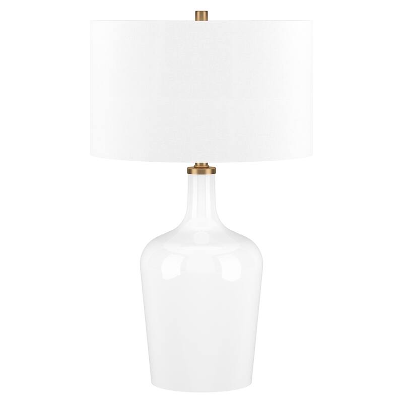 Sebago 25" Tall Table Lamp with Fabric Shade 15" Wide On Sale Bed